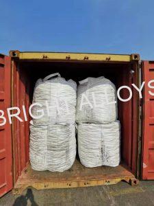 silicon briquette loading container