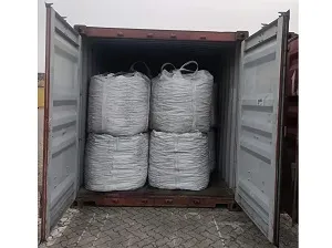 container at port with silicon metal