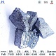 High-purity ferro silicon lump appearance with metallic luster, surface texture, typical lump shape and specifications table below