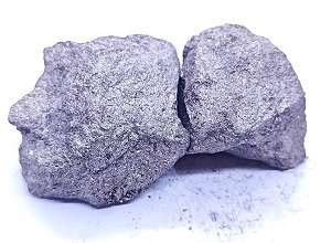 Silicon manganese 65/17 grade (SiMn 6517) lump appearance showing metallic luster, silver-gray color, typical irregular lump shape
