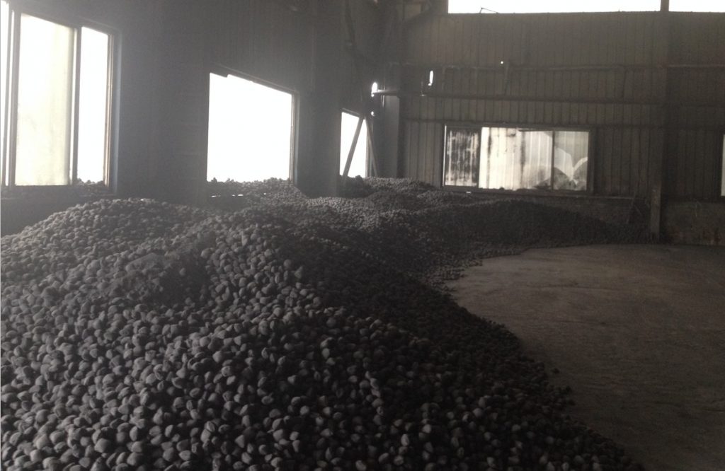 silicon briquette produced in bright alloys factory